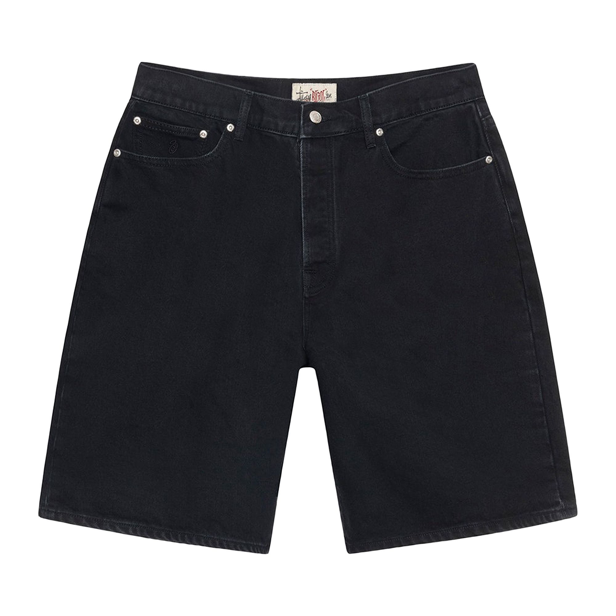 Buy Stussy Big Ol' Denim Short 'Black' - 112296 BLAC | GOAT CA