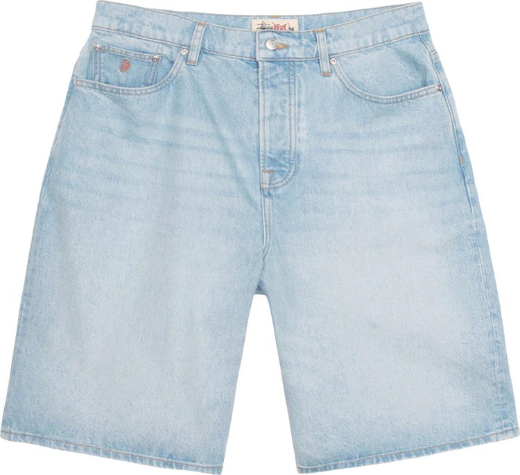 Stussy Big Ol Denim Short Light Wash