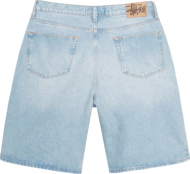 Stussy Big Ol Denim Short Light Wash