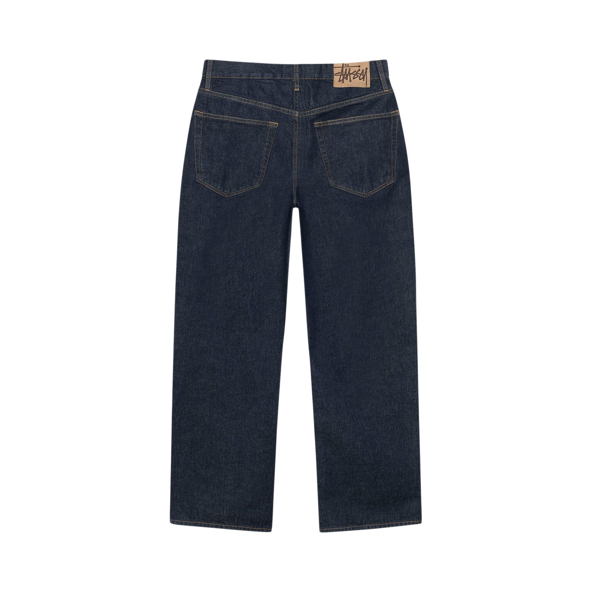 Buy Stussy Relaxed Denim Jean 'Rinsed Indigo' - 116671 RINS | GOAT