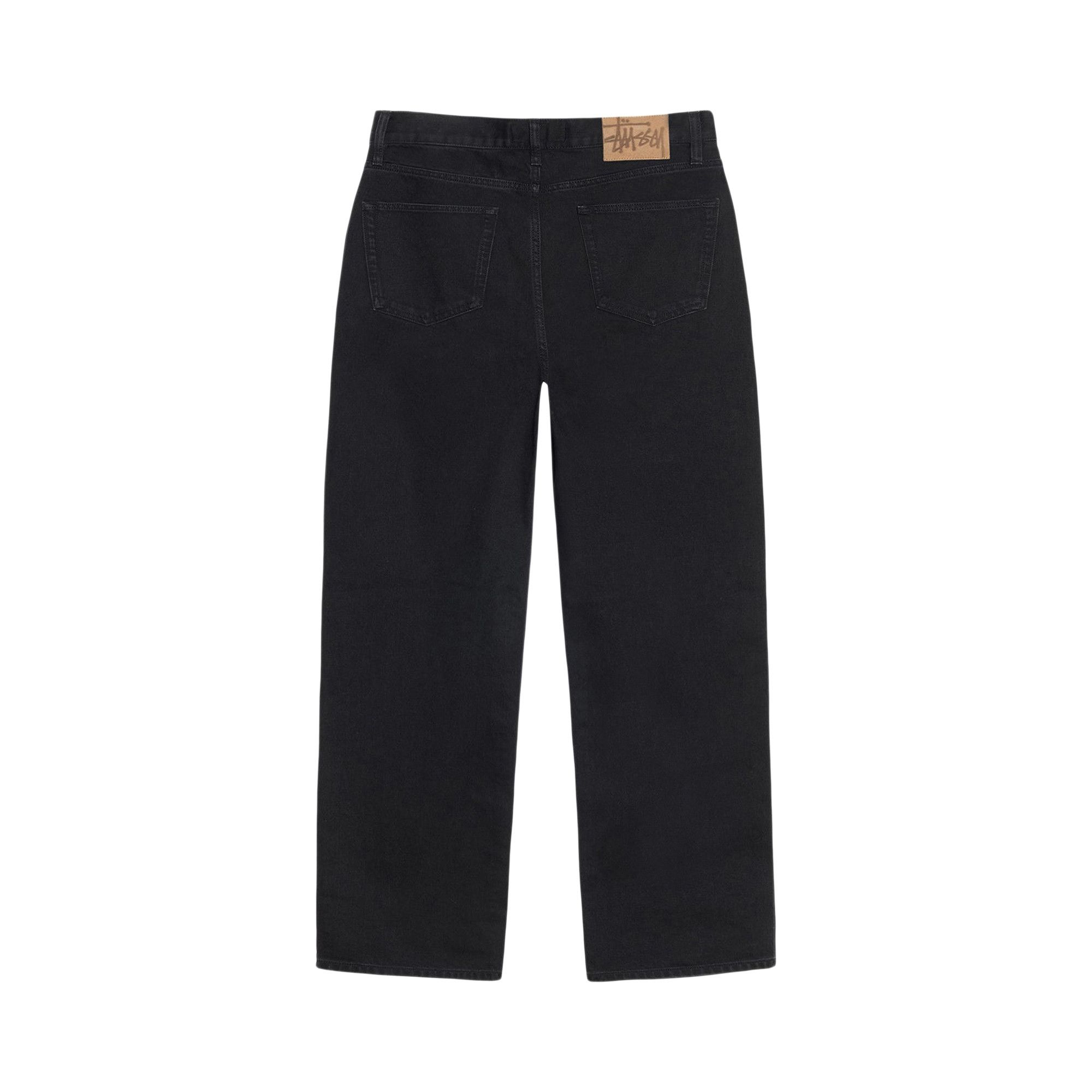 Buy Stussy Relaxed Denim Jean 'Black' - 116671 BLAC | GOAT