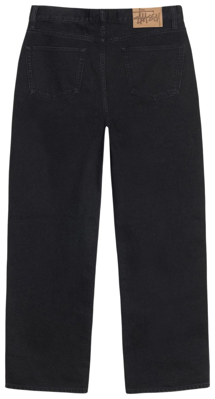 Stussy Relaxed Denim Jean Black
