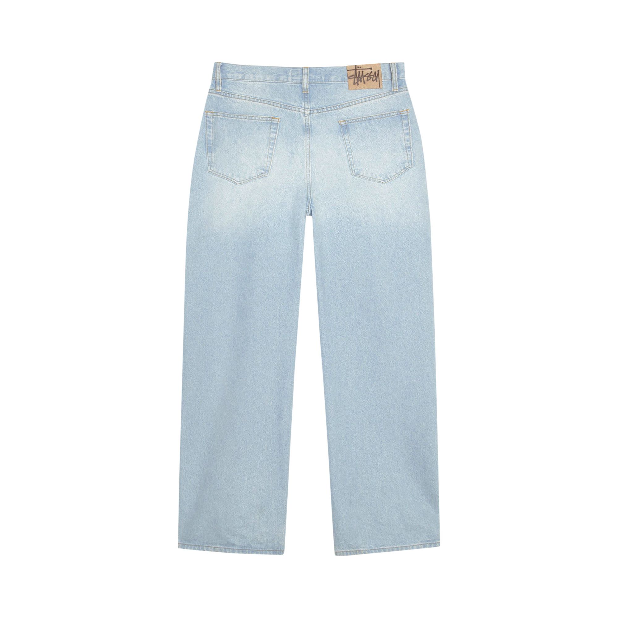 Buy Stussy Relaxed Denim Jean 'Light Wash' - 116671 LIGH | GOAT CA