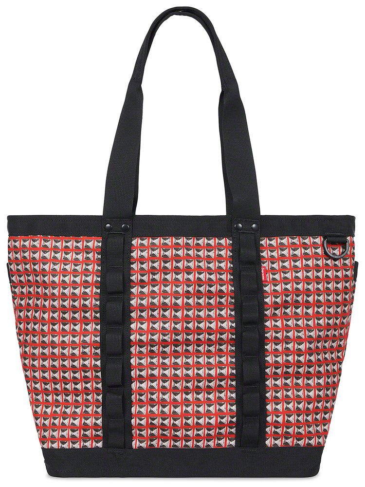 Supreme x The North Face Studded Explore Utility Tote Red