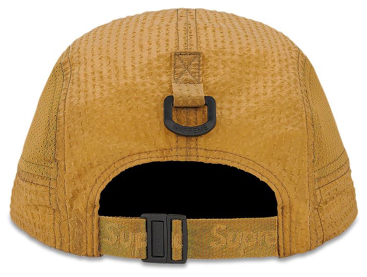 Supreme Mesh Seersucker Camp Cap Tan