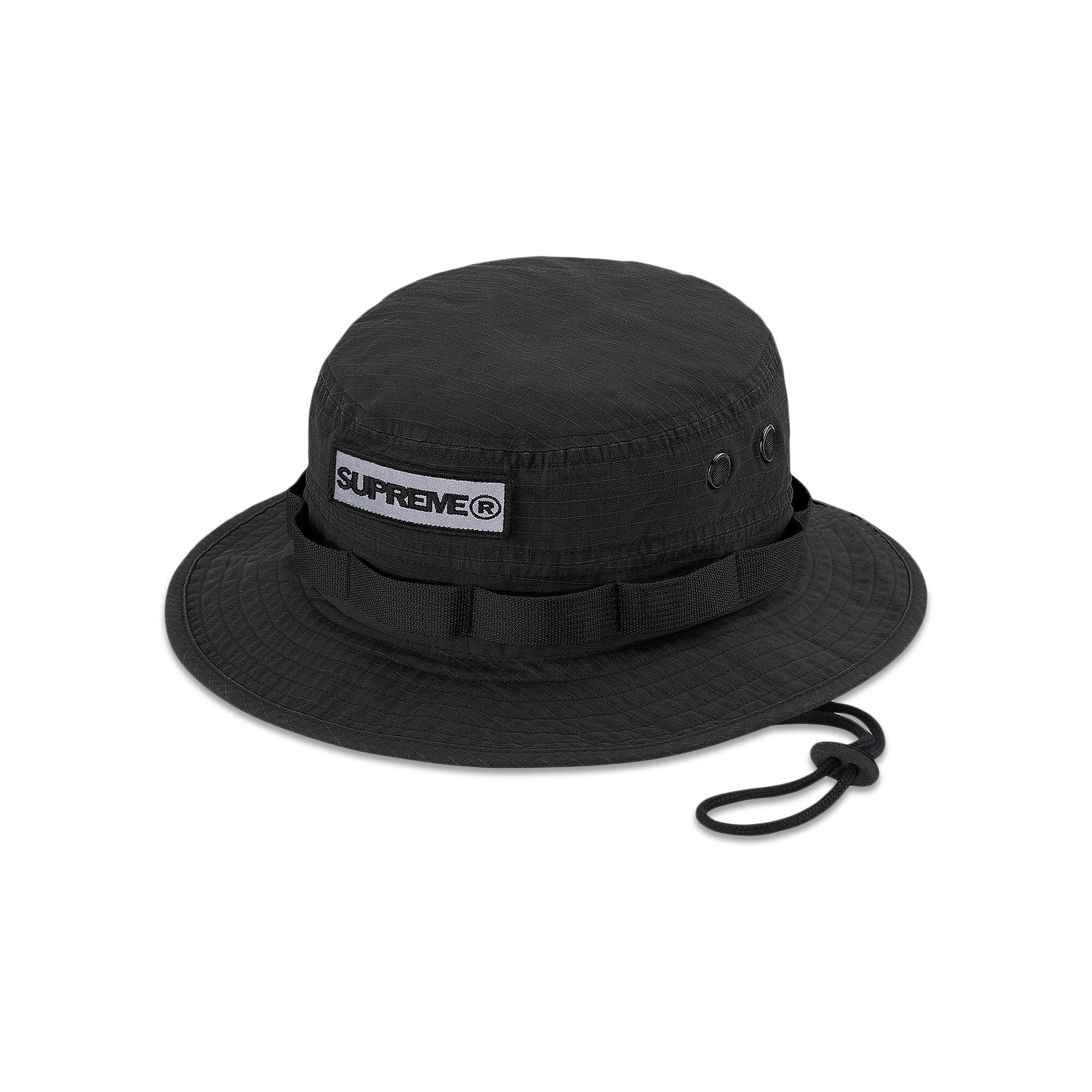 Buy Supreme Reflective Patch Boonie 'Black' - SS21H43 BLACK | GOAT