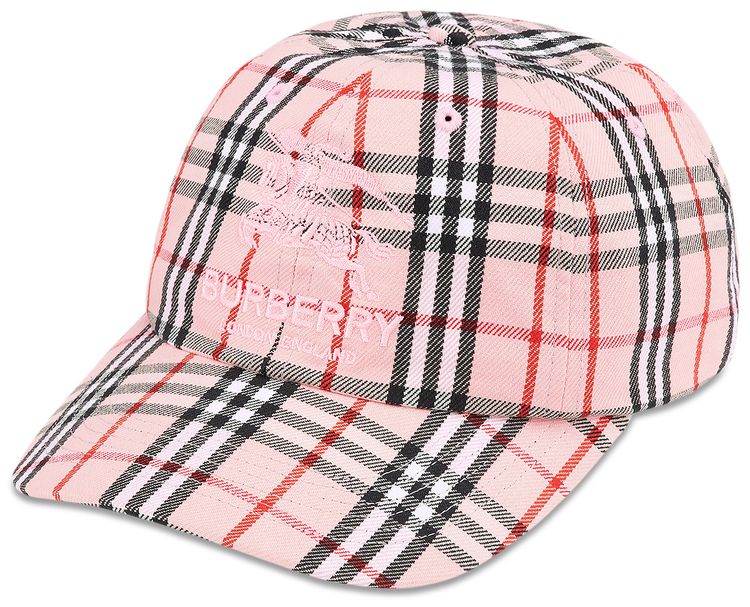 Supreme x Burberry Denim 6 Panel Pink