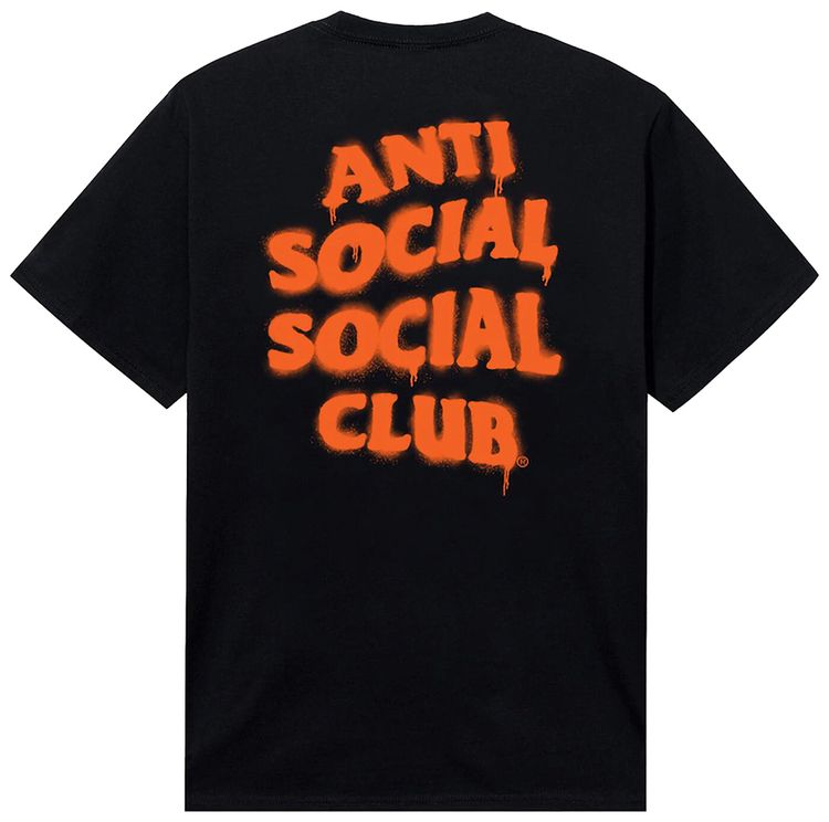 Anti Social Social Club Burn It Down 2 Tee Black