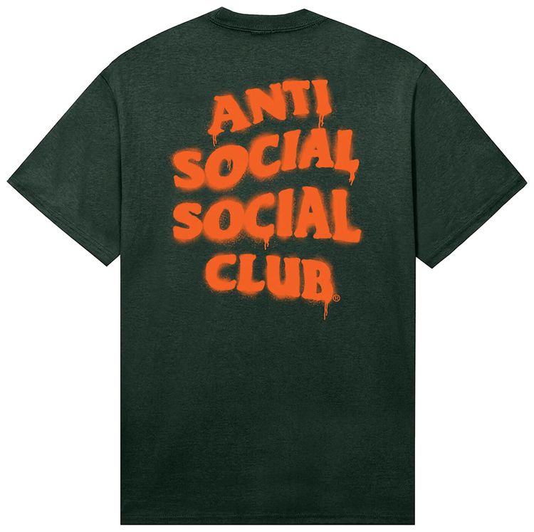 Anti Social Social Club Burn It Down 2 Tee Green