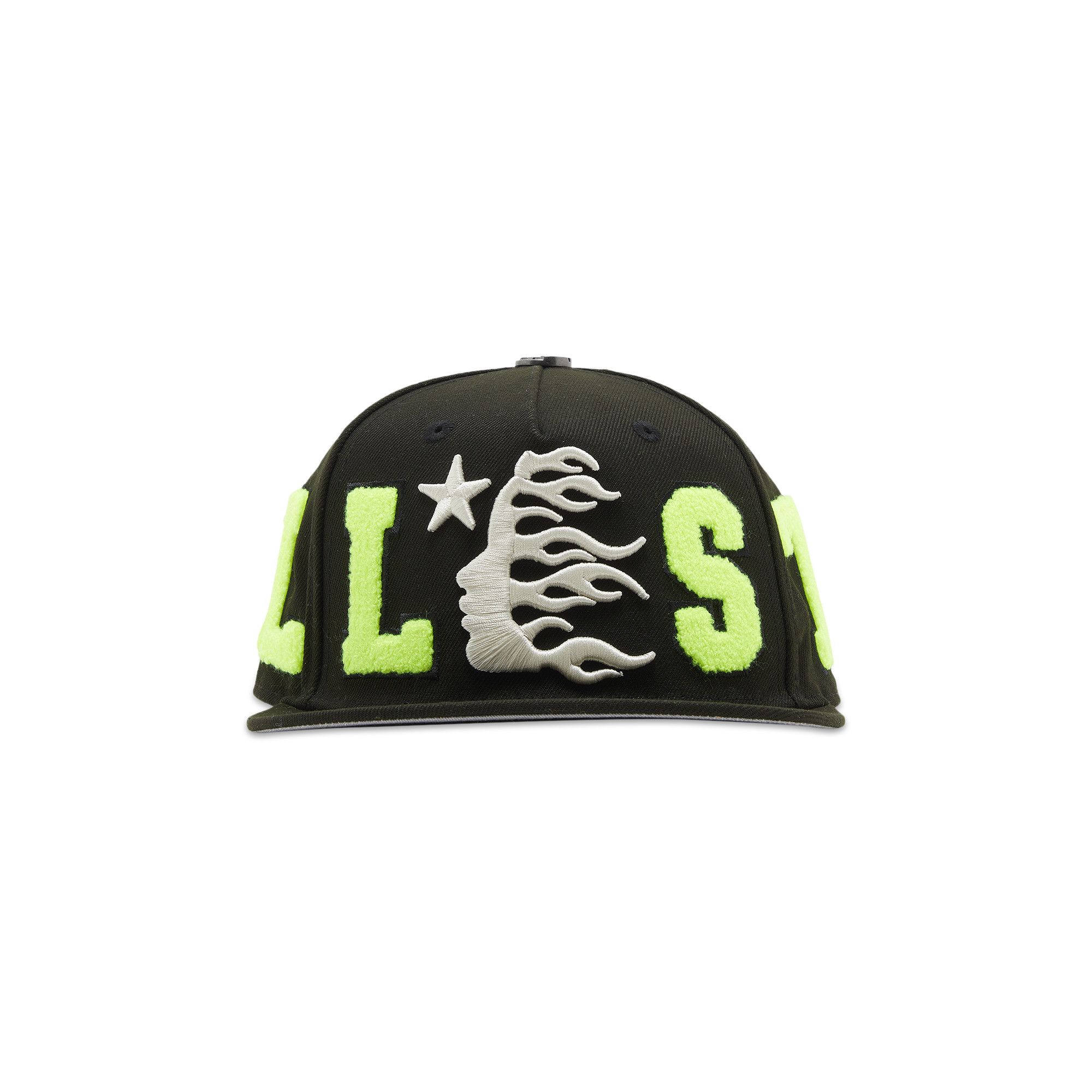 Buy Hellstar OG Patch Fitted Hat 'Black/Neon Green Buy Hellstar OG Patch Fitted Hat 'Black/Neon Green