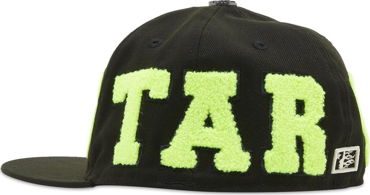 Hellstar OG Patch Fitted Hat BlackNeon Green