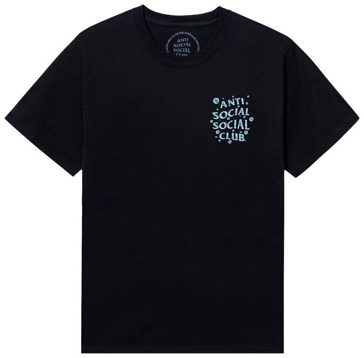 Anti Social Social Club Bubble Logo Tee Black