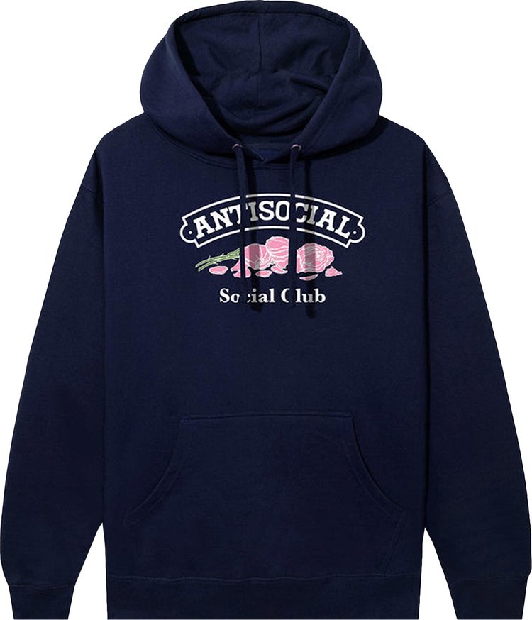 Anti Social Social Club Withered Hoodie Navy