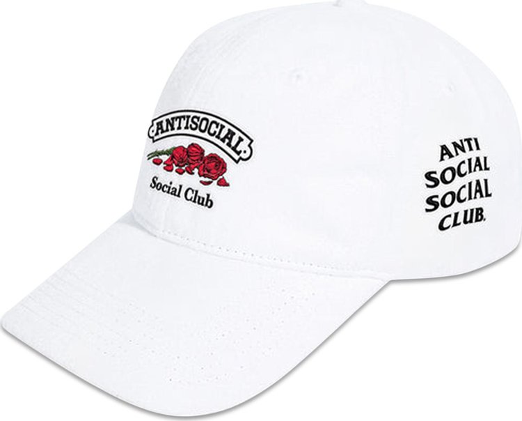 Anti Social Social Club Withered Dad Cap White