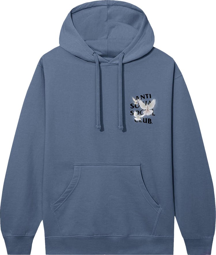 Anti Social Social Club Appreciate Life Hoodie Storm Blue