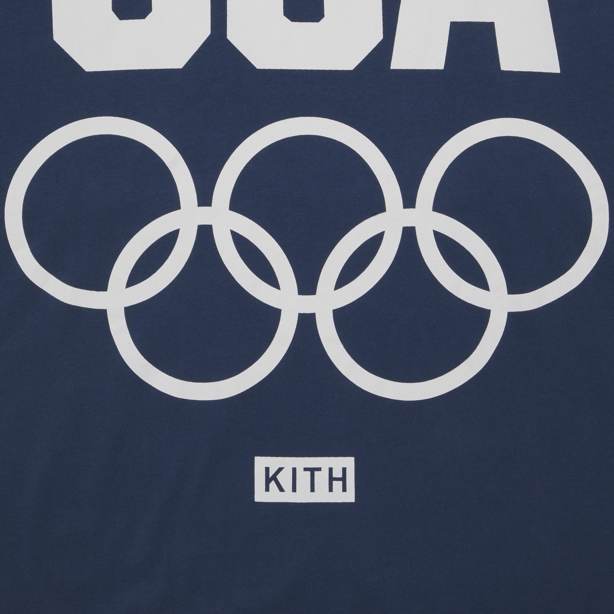 ☆ KITH x TEAM USA washed bishop tee コラボTシャツ ☆ Buy Kith For Team USA Washed Bishop Tee 'Sea' - KHM032281