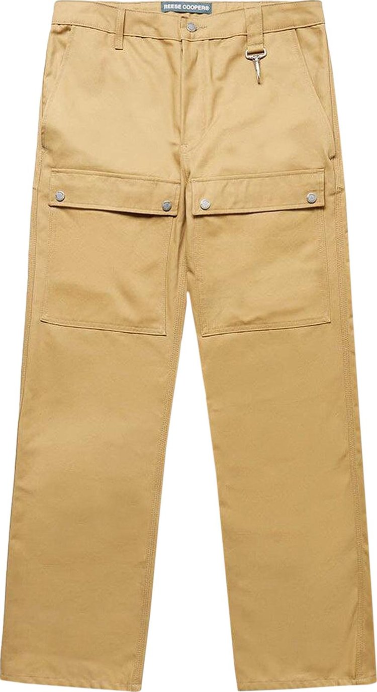 Reese Cooper Brushed Cotton Canvas Front Pocket Pant Wheat