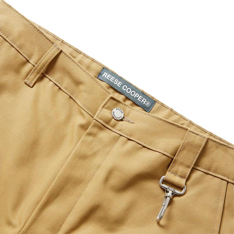 Reese Cooper Brushed Cotton Canvas Front Pocket Pant Wheat