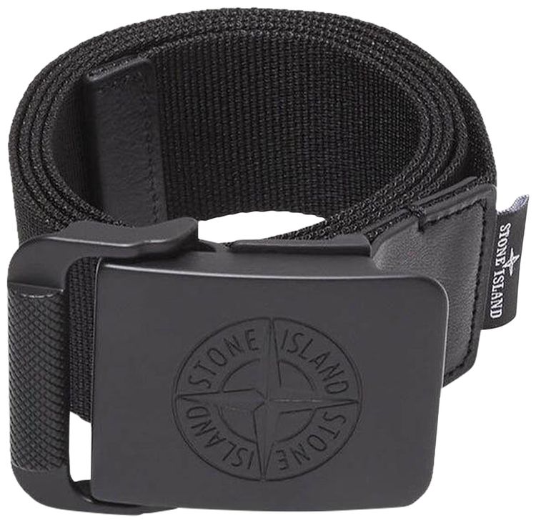 Stone Island Tape Belt Black