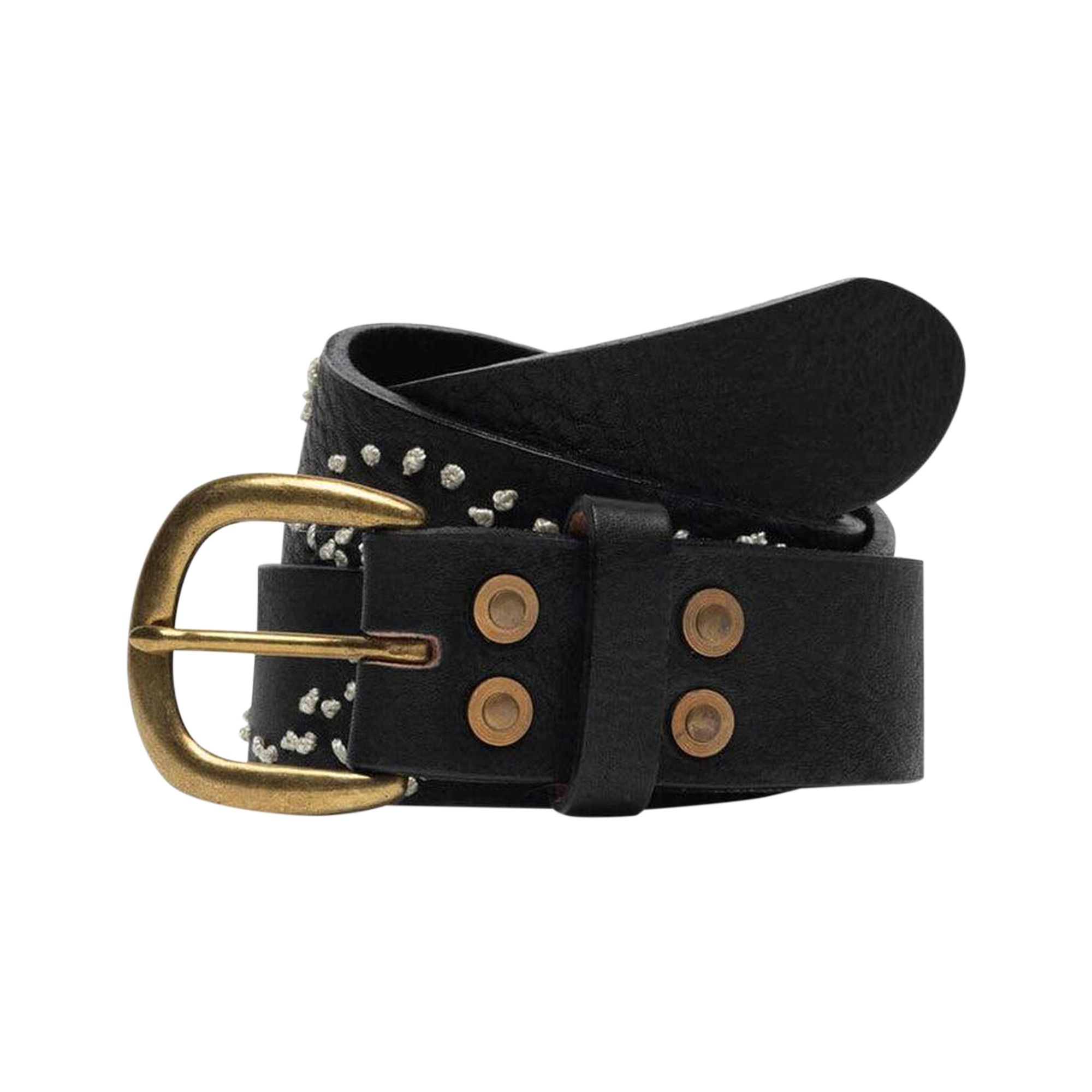 Buy Kapital Floral Embroidery Belt 'Black' - K2110XG520 BLAC | GOAT