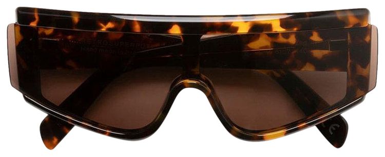 SUPER by RetroSuperFuture Zed Sunglasses Burnt Havana