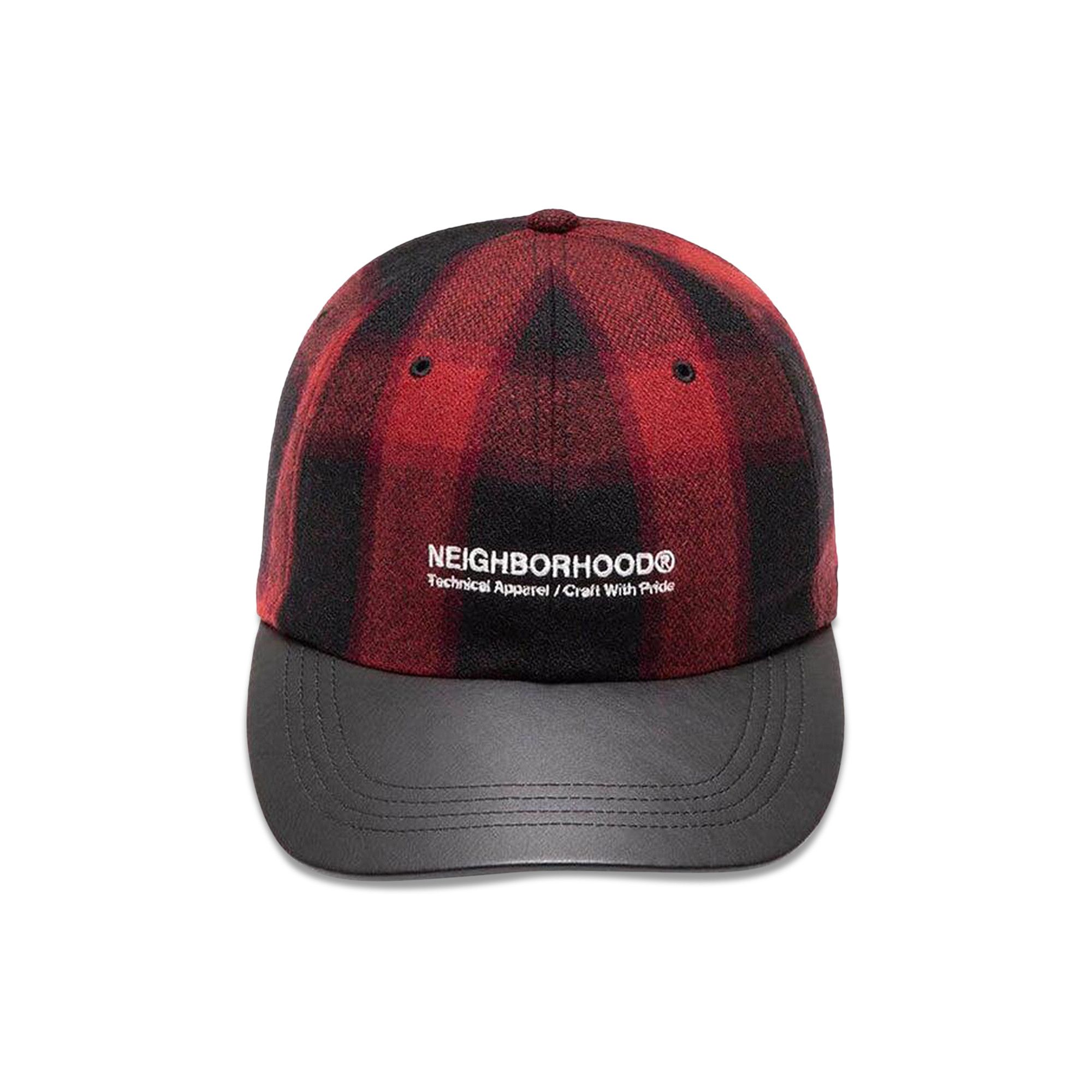 Buy Neighborhood Buffalo Check Dad Hat 'Red' - 222YGNH HT09 RED | GOAT