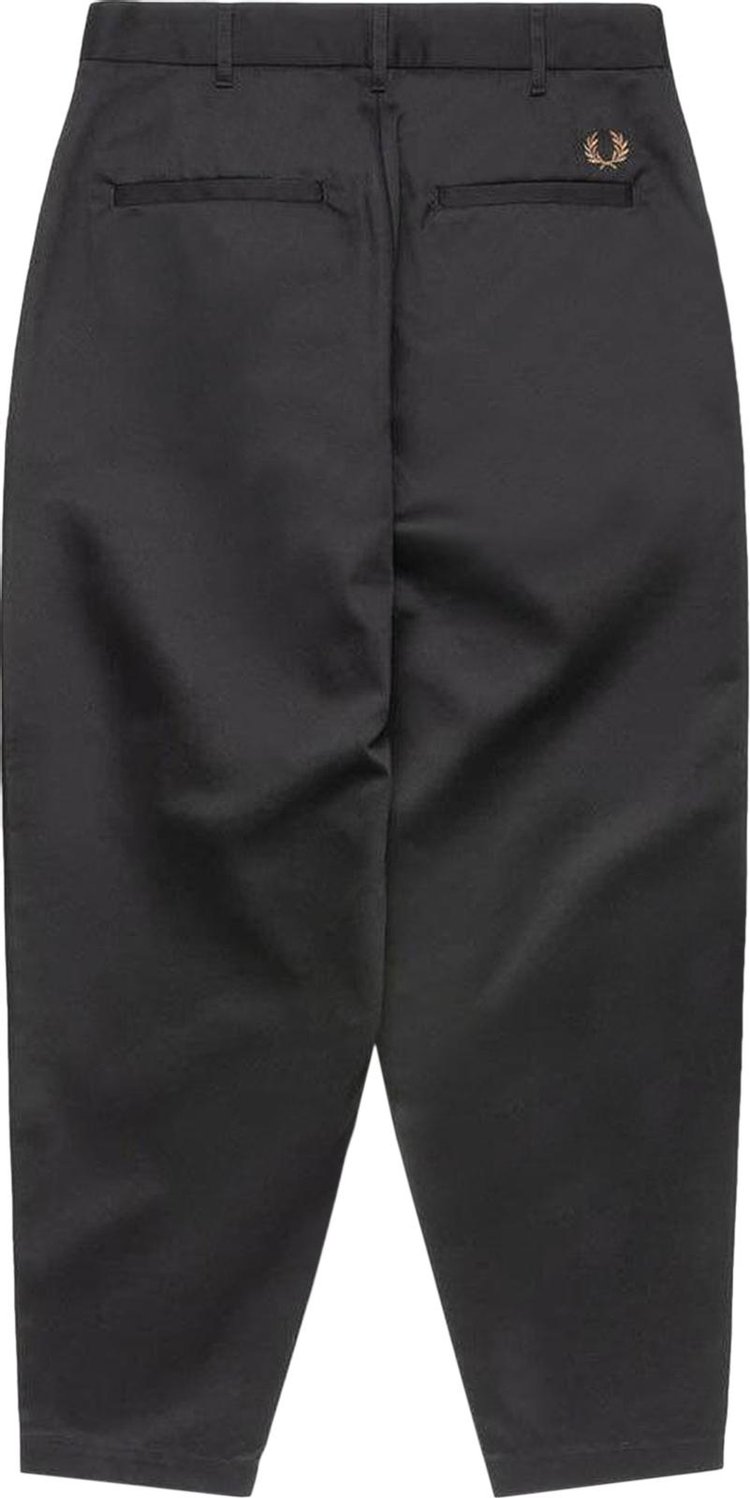 Fred Perry Twill Cropped Trouser Black