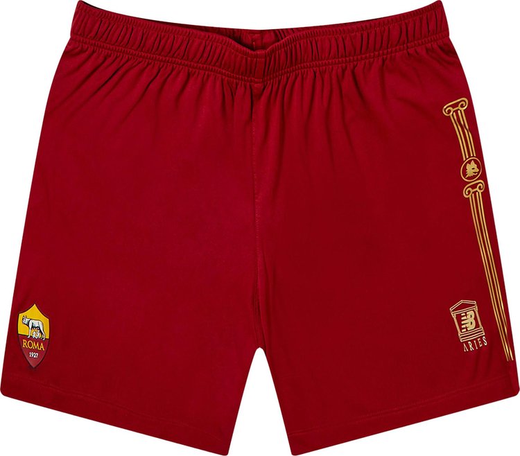 New Balance As Roma x Aries Shorts Red