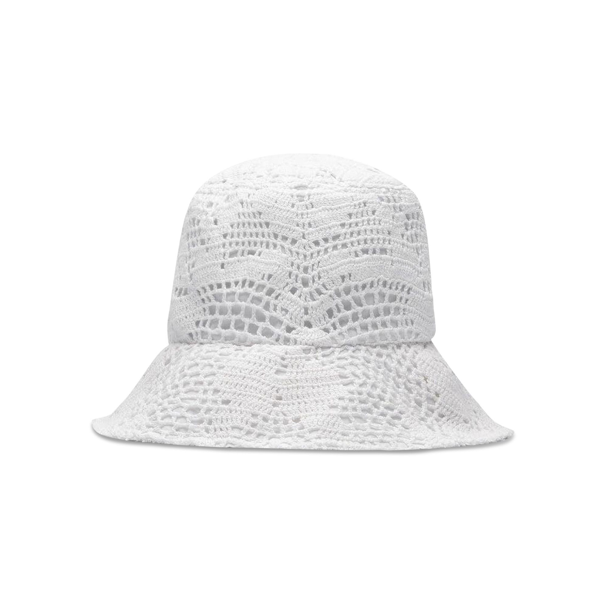 Buy Comme des Garçons SHIRT Crochet Knit Bucket Hat 'White' - FK
