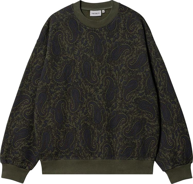 Carhartt WIP Sweatshirt Paisley PrintPlant