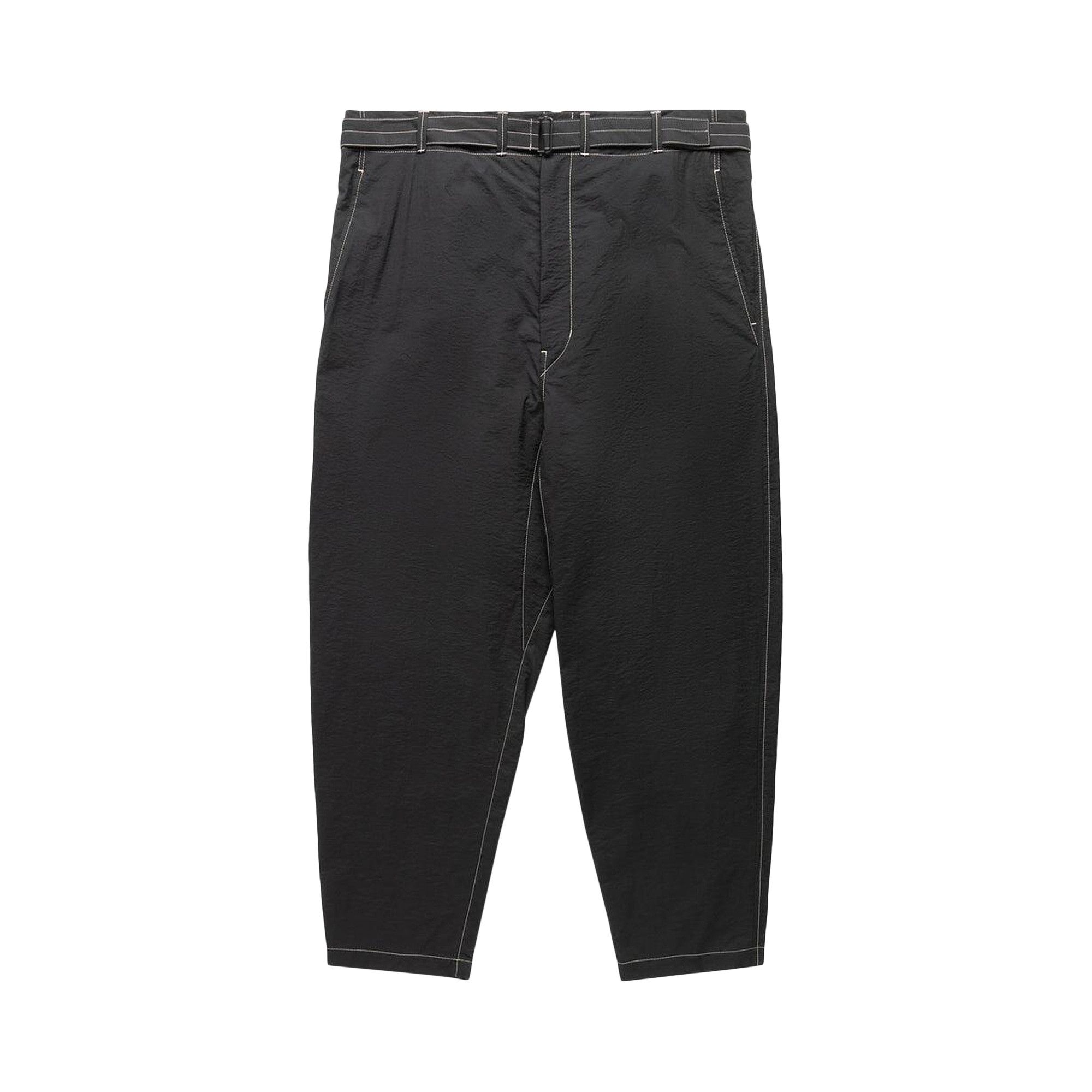 Buy Lemaire Belted Carrot Pants 'Black' - PA1085 LF1234 BK999 | GOAT