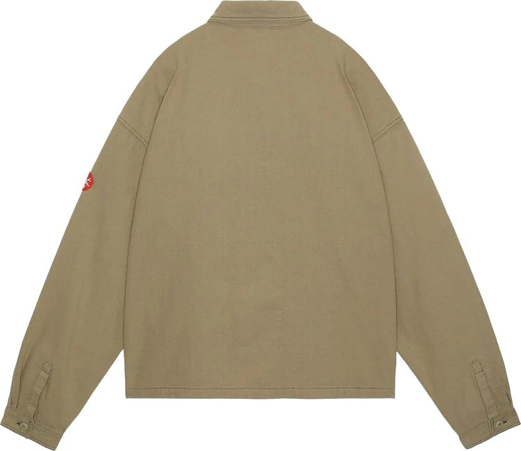 Cav Empt Canvas Short Shirt Jacket Beige