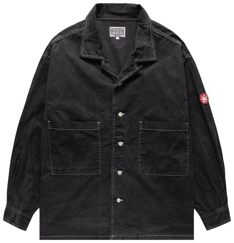 Cav Empt Washed Open Shirt Black