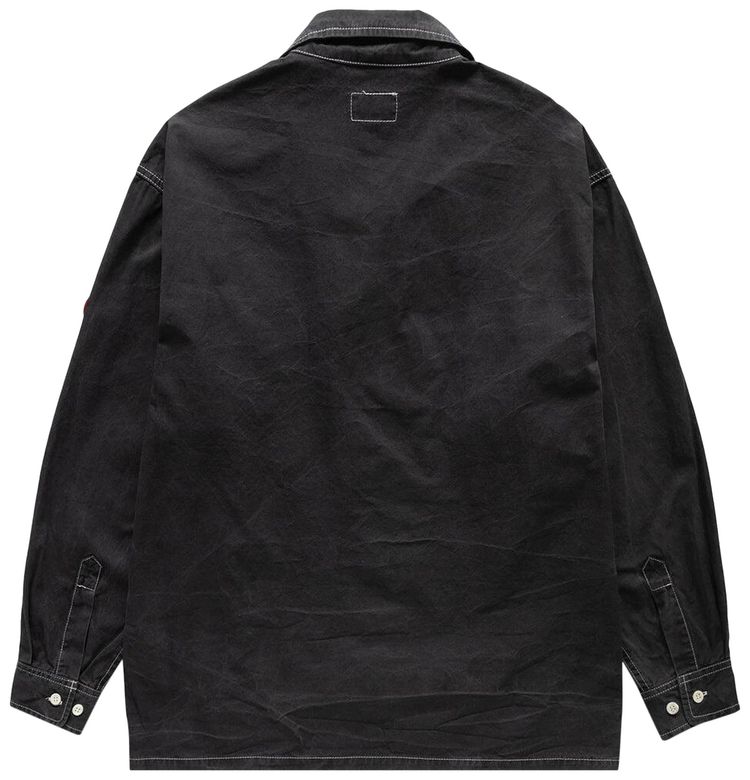Cav Empt Washed Open Shirt Black