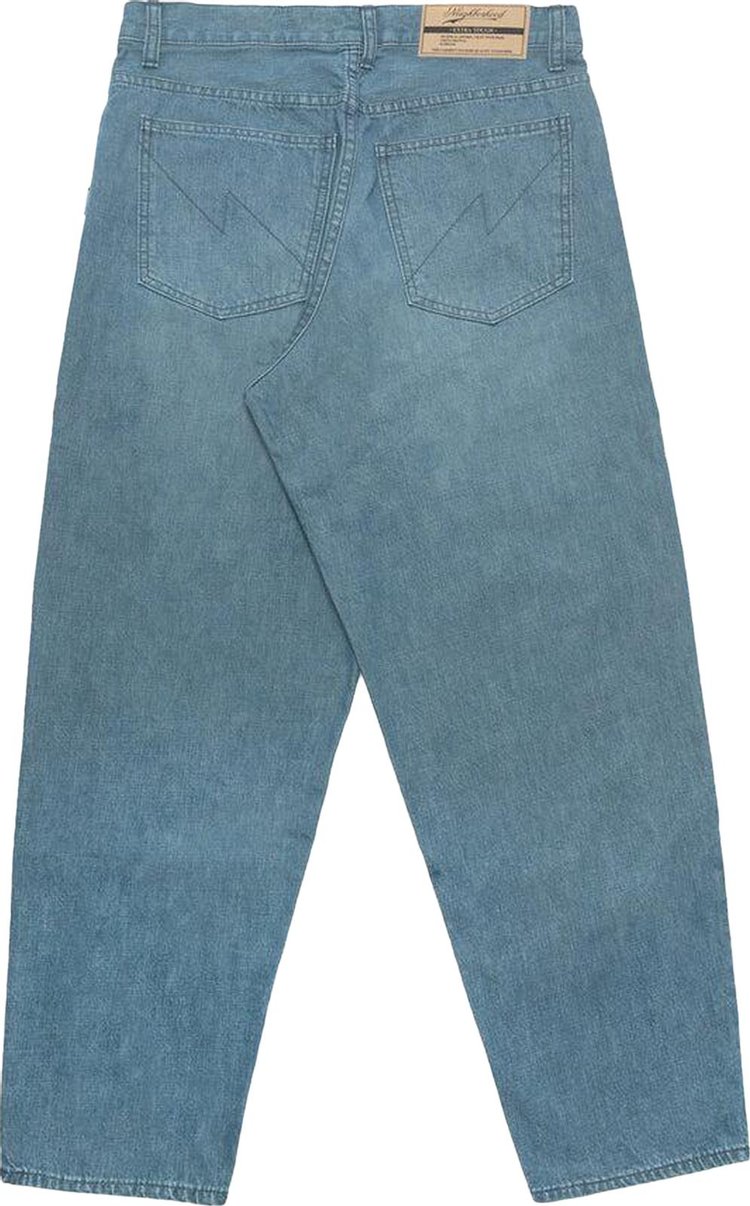 Neighborhood Baggy Silhouette Denim Pants Blue