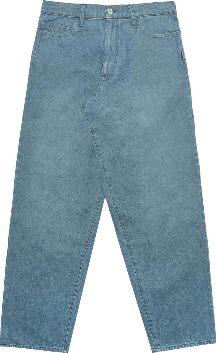 Neighborhood Baggy Silhouette Denim Pants Blue