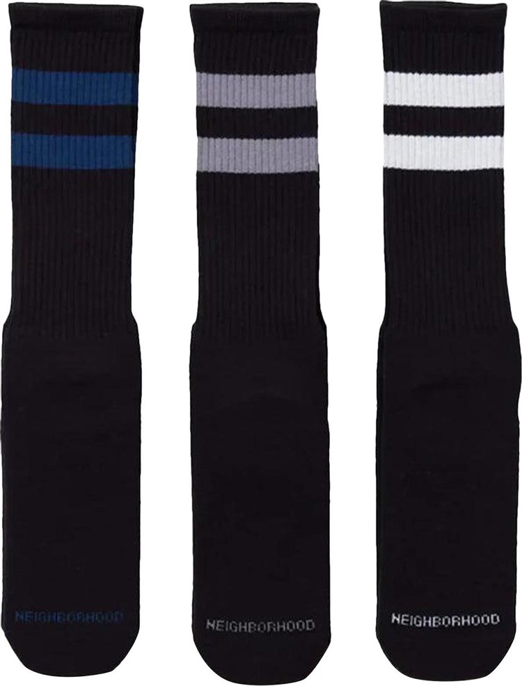 Neighborhood Classic Socks 3 Pack Black