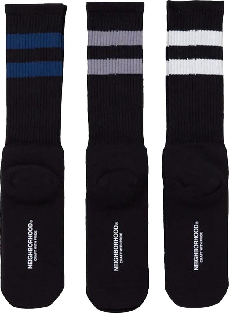 Neighborhood Classic Socks 3 Pack Black