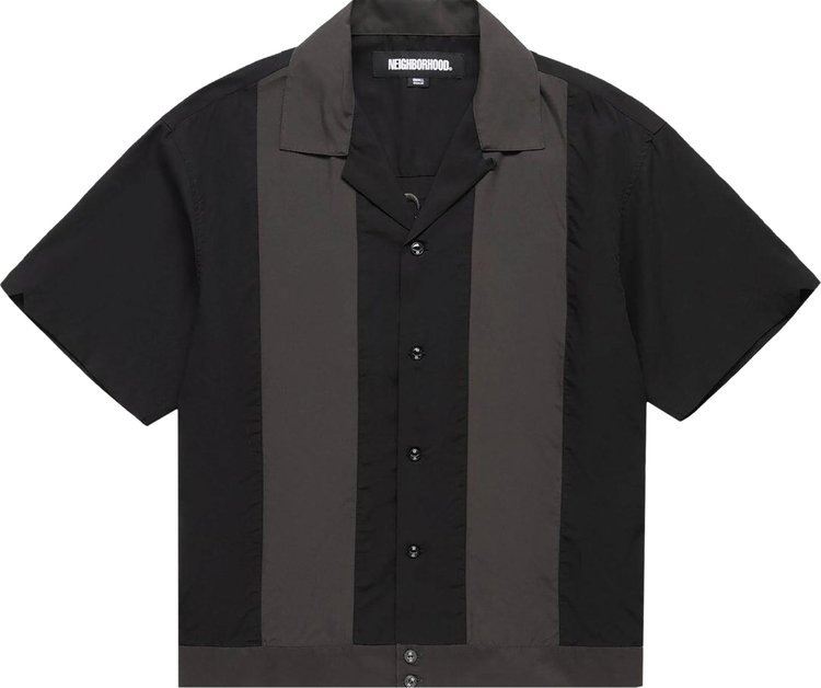 Neighborhood Bowling Shirt BlackGrey