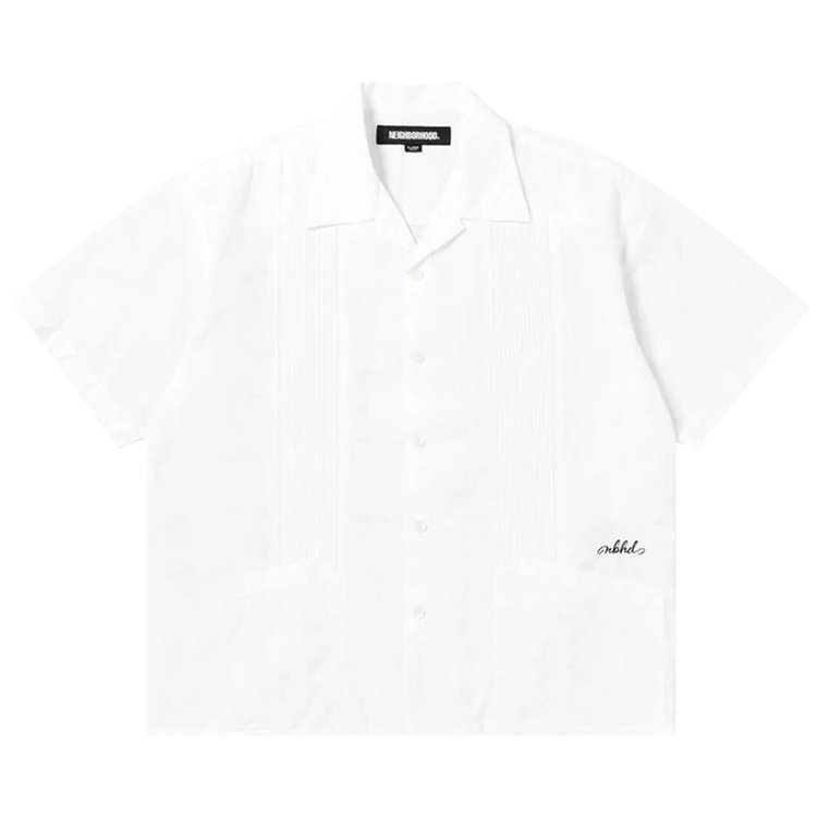 Neighborhood Guayabera Shirt White