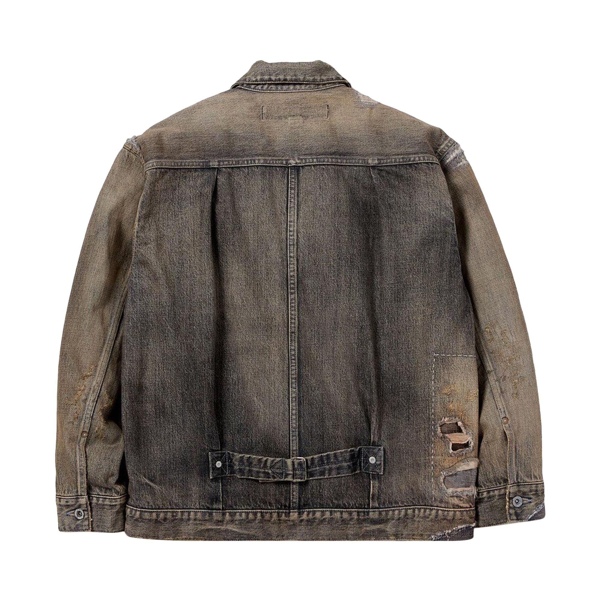 Buy Neighborhood Savage Denim Type-1 Jacket 'Black' - 241XBNH