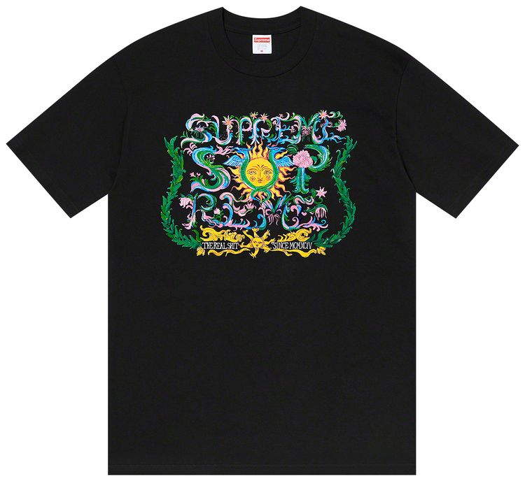 Supreme Crest Tee Black