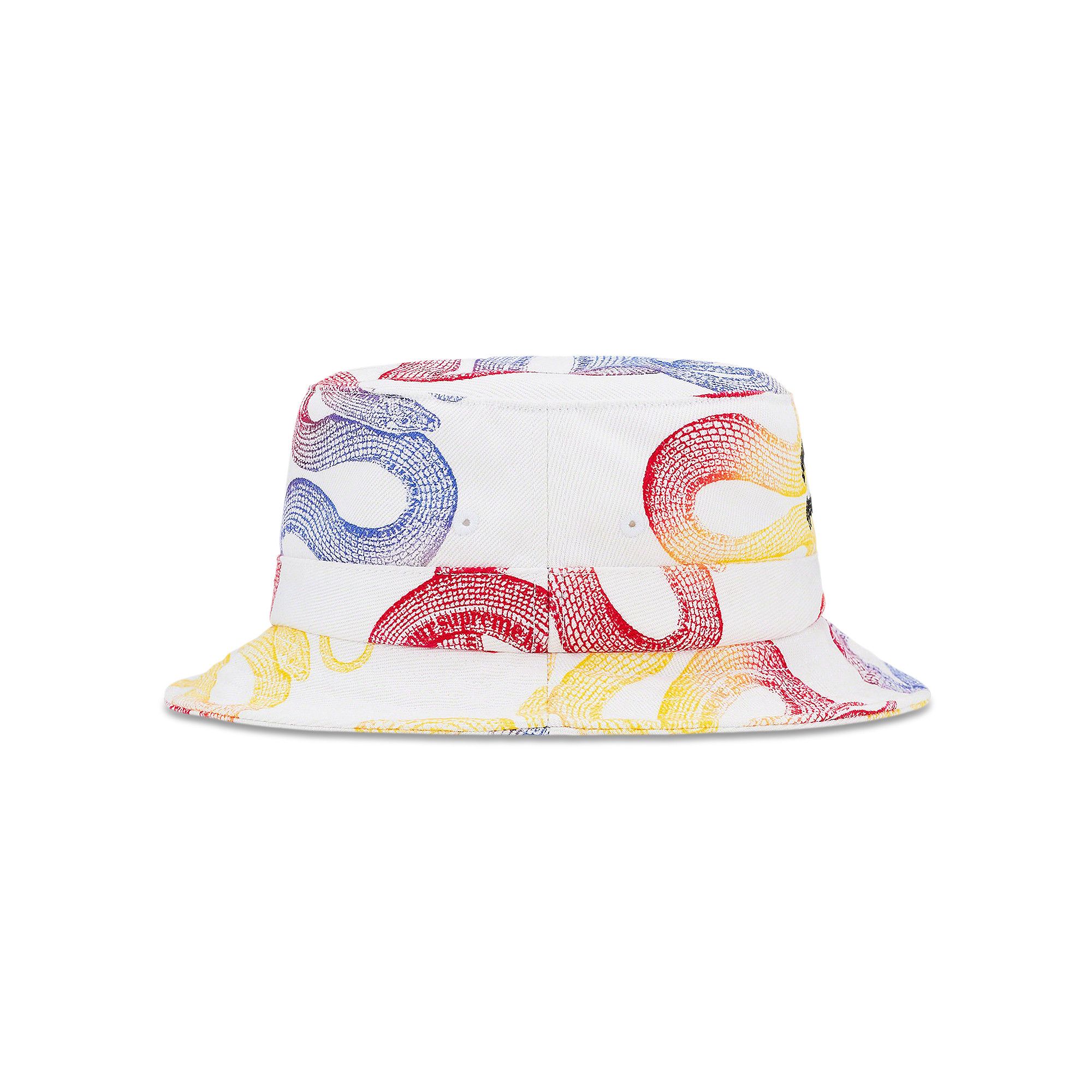 Buy Supreme x Hysteric Glamour Snake Denim Crusher 'White