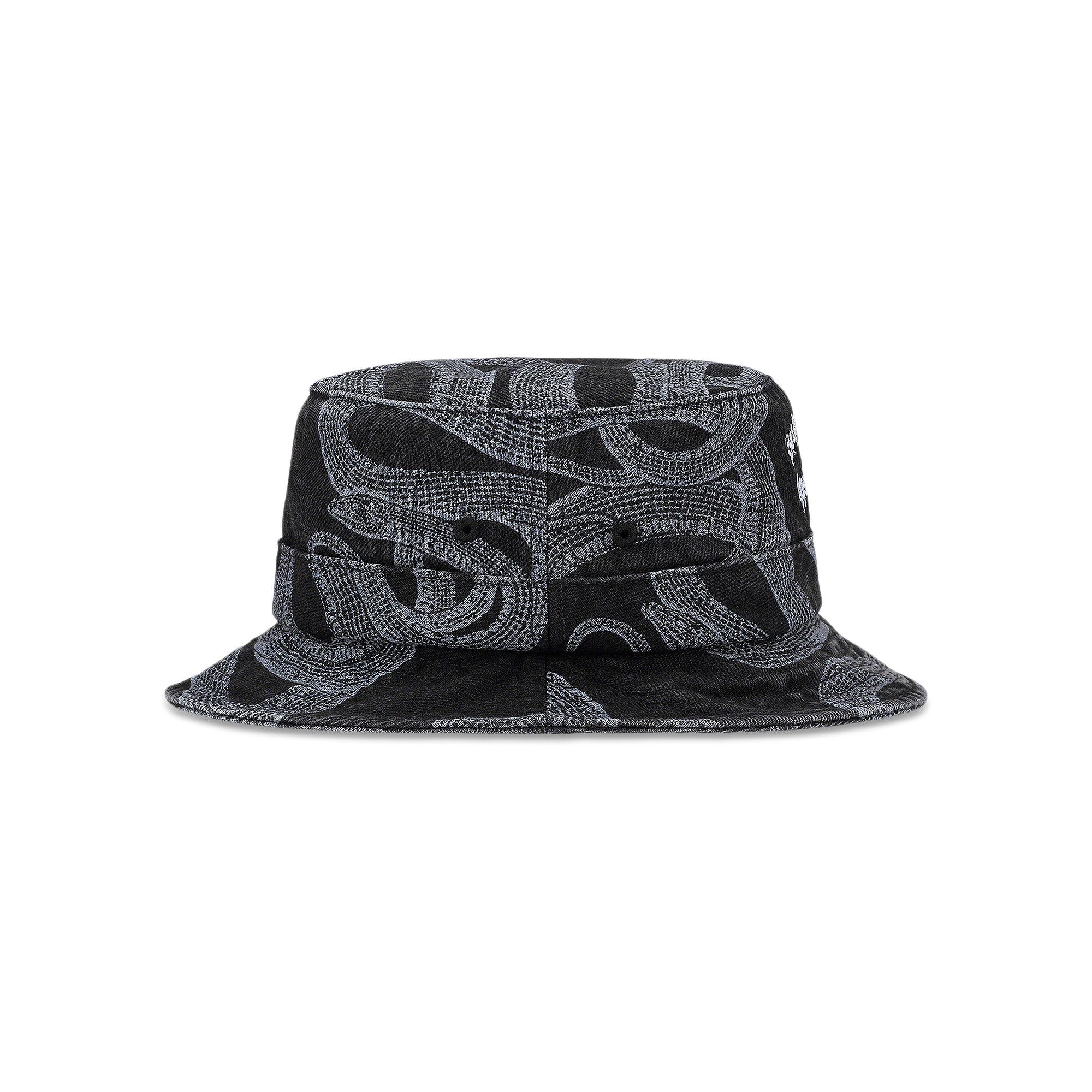 Buy Supreme x Hysteric Glamour Snake Denim Crusher 'Black