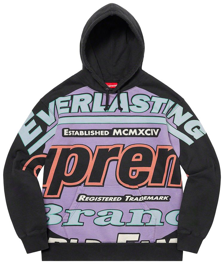 Supreme Everlasting Hooded Sweatshirt Black