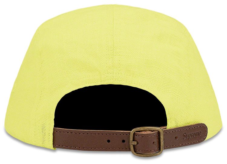 Supreme Linen Camp Cap Lime