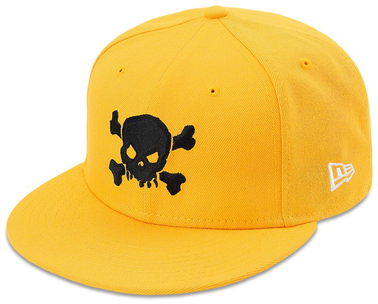Supreme x New Era Skull Hat Yellow