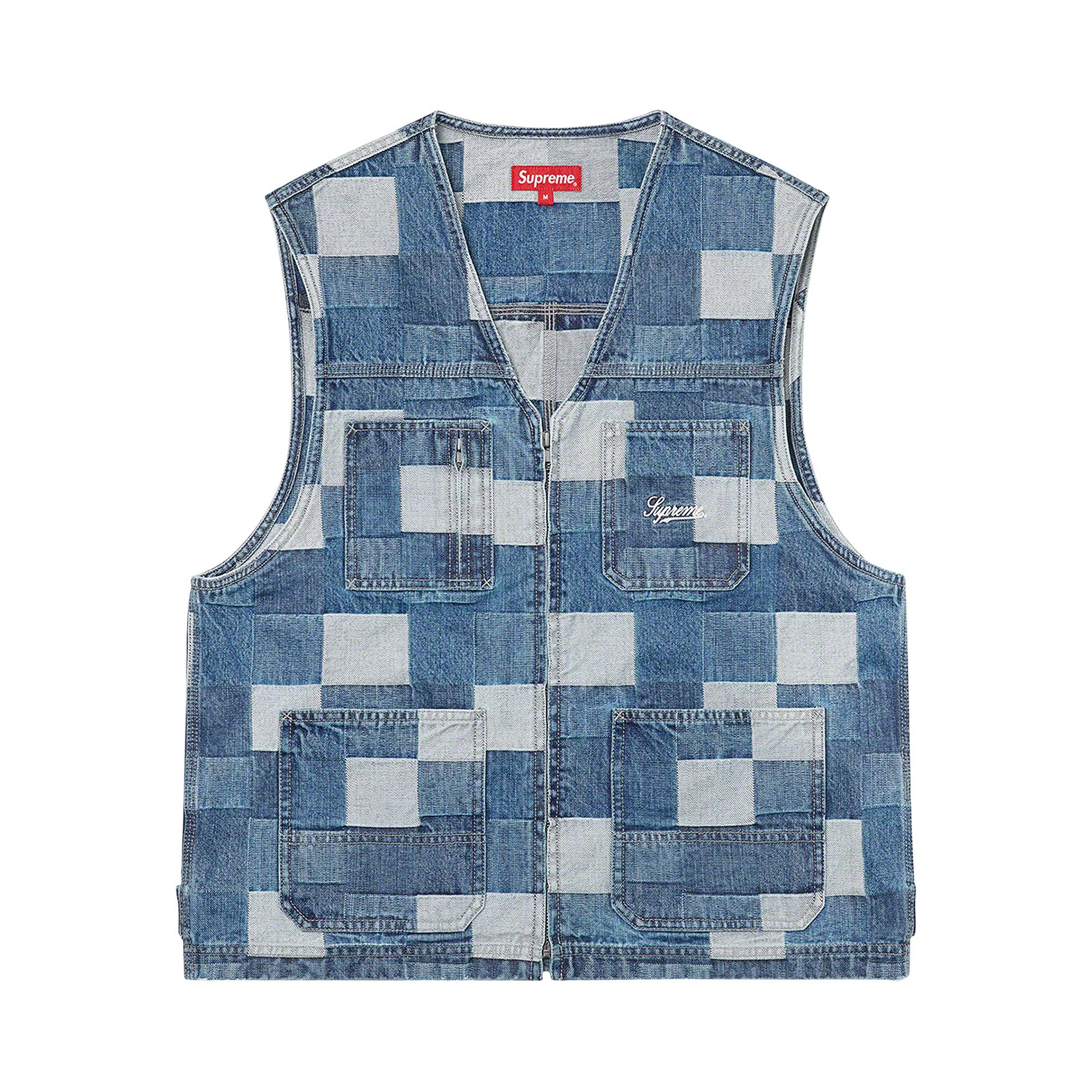 トップス SS21 supreme Patched Denim Vest Supreme Patched Denim Vest (SS21) - $148