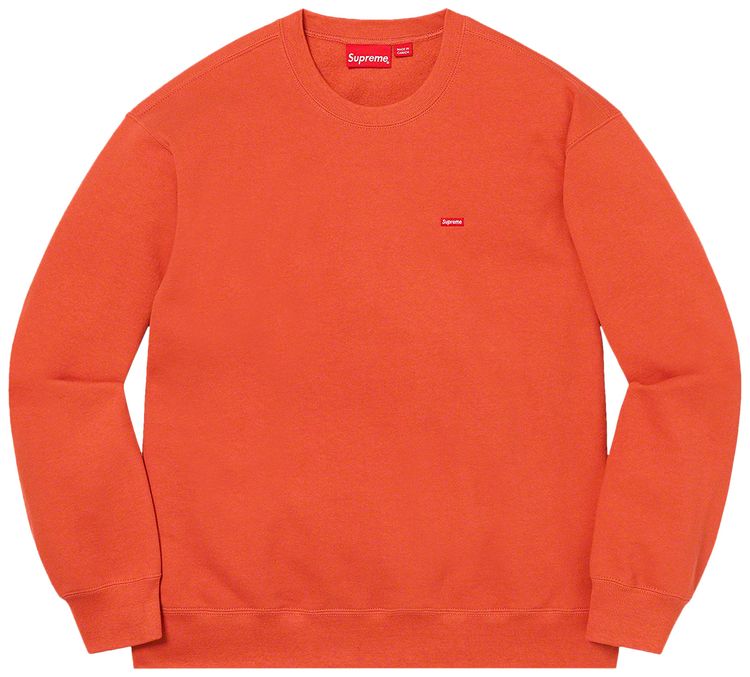 Supreme Small Box Crewneck Burnt Orange