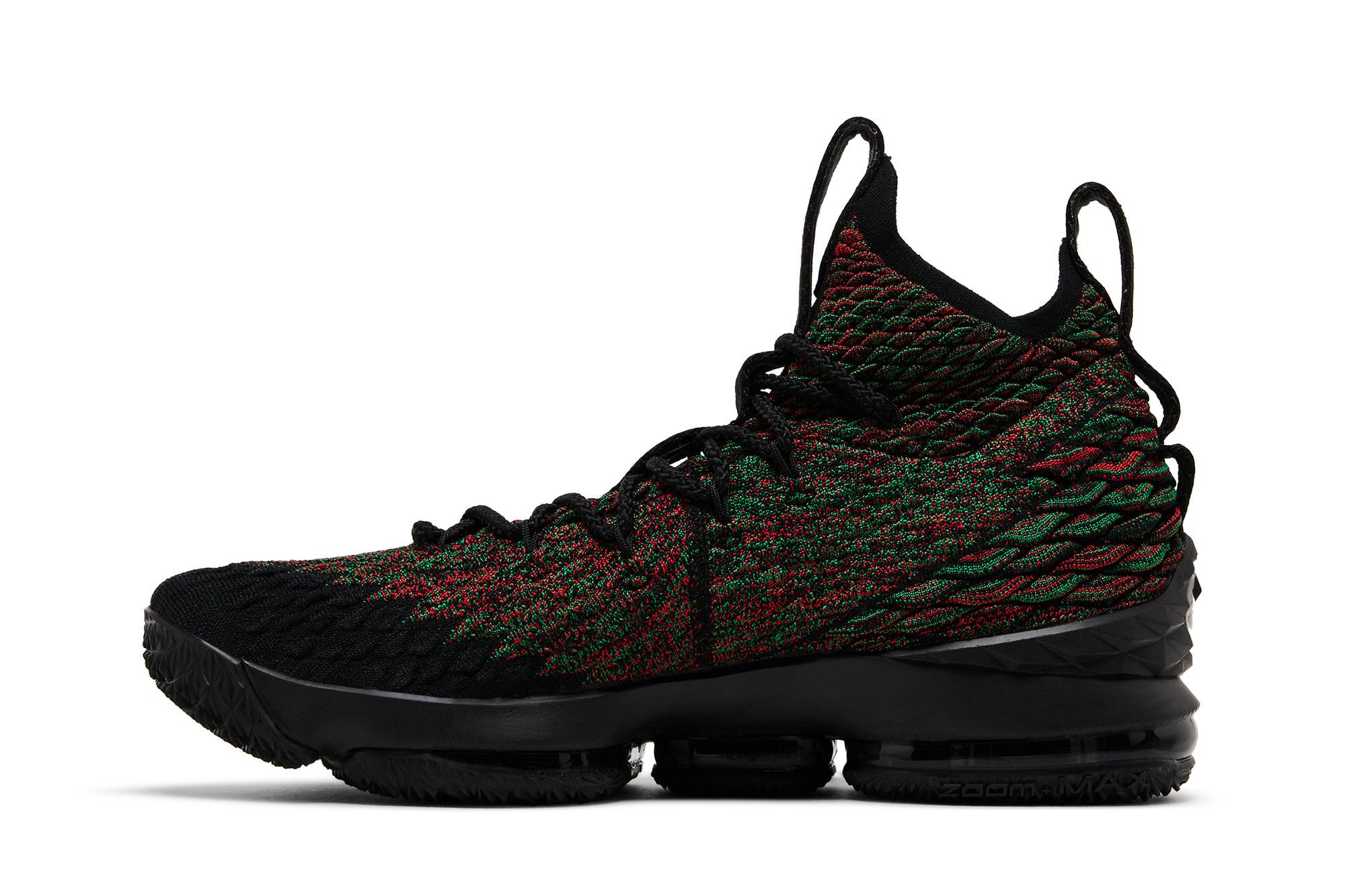 Lebron 15 black and red clearance